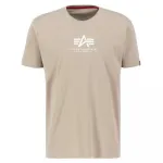 Футболка Alpha Industries Basic T Ml, бежевый - фото