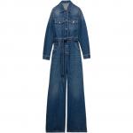 Джинсовый комбинезон PRADA, синий - фото 3