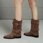 Сапоги женские Gg-Cc, хаки - фото 11