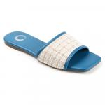 Сандалии-Слайды Mikala Journee, синий - фото