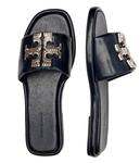 Шлепанцы TORY BURCH, черный - фото 4