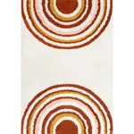 Коврик с рисунком Dotty Half Sunset Shag nuLOOM, 76x183 см, орех - фото 2