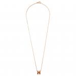 HERMES Колье POP H Collection Rose Gold-Plated Metal - фото 8