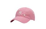 MLB Хлопковая бейсболка унисекс розовая - фото
