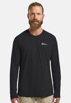 Топ Jack Wolfskin Long sleeved top, Black - фото