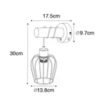 Настенный светильник QAZQA, черный - фото 2