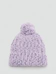 Детская шапка Malva с помпоном Mango, Light Purple - фото