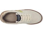Кроссовки AllSaints Vix Suede Sneaker, цвет White/Brown/Green - фото 2