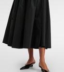 Юбка макси из тафты с плиссировкой Gea S Max Mara, Nero - фото 5