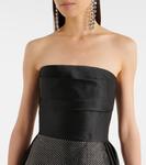 Украшенное корсетное платье Solace London, черный - фото 4