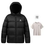 Пуховик унисекс Camel, цвет Dark Olive Green/Phantom Black - фото 4