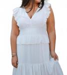 Платье Leana в белом цвете LOVE TOKEN - фото 2