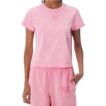 Футболка с логотипом Alexander Wang, розовый - фото 4