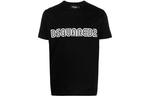 Футболка с принтом логотипа DSQUARED 2, черный - фото