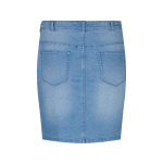 Джинсовая юбка FLASH, ENG ANLIEGENDER Zizzi, цвет Light Blue Denim - фото 4