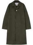 Jil Sander плащ на пуговицах, зеленый - фото