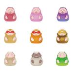 FUN Rice Grain Mystery Box Single Mystery Box/Full Box 16 Pcs Manbo Chaowan - фото