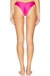 Мини-бикини с рюшами Basic ruched teeny bikini bottom Pq, cosmo pink - фото 3