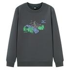 Свитшот унисекс Mizuno, черный - фото 4