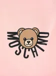 Шапка бини с логотипом Teddy Bear Moschino Kids, розовый - фото 3