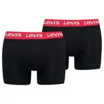 Боксеры 2 шт Levi's Repeat Logo Brief boxers 2 units, черный - фото