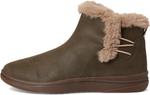 Ботинки Clarks Women's Breeze Fur, Dark Olive Combi Textile - фото 4