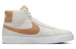 Кроссовки Nike SB Zoom Blazer Mid ISO White Light Cognac - фото 2
