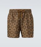 Плавки Rio с принтом Frescobol Carioca, Light Brown - фото