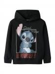 NAME IT Толстовка 'NKFDYS STITCH' в черном цвете - фото