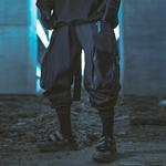 Брюки-карго унисекс черные Guerrilla Group, черный - фото 2