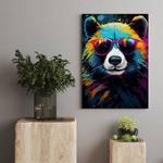 Картина на холсте Hustling Sharks Red Panda Cool, синий - фото 4