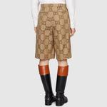 Повседневные шорты мужские желтые Gucci, желтый - фото 4