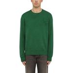 Свитшот с круглым вырезом Golden Goose, зеленый - фото 5