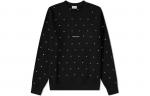 Толстовка мужская Saint Laurent в крапинку, черный - фото