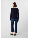Вязаный свитер в цвете 5976_navy comma - фото 3