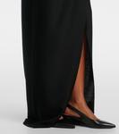 Платье-блейзер с открытой спиной и халтернеем Balmain, Noir - фото 5