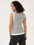 Топ-жилет Lilybeth в полоску KAFFE, White/Black - фото 2