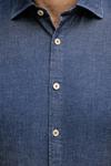 Джинсовая рубашка Lindbergh, темно-синий - фото 5