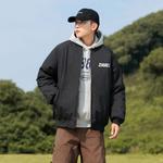 Пуховик Unisex Baseball Collar Thickened ZIAREL, хаки - фото 6