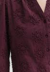 Блуза Dobber MIDORI EMBROIDERED FLORAL, Wine Red/Red - фото 4