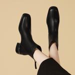 Женские черно-бежевые ботинки Mulinsen, черный - фото 5