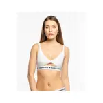 Бюстгальтер с глазком с логотипом Karl Lagerfeld, белый - фото 2