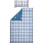 Двустороннее постельное белье Erwin Müller 210157 2-teilig, синий - 155 х 220 см - фото 3