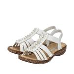 Сандалии с ремешками Rieker, Off white - фото 3