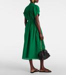 Платье-рубашка Marla из хлопка и шелка Velvet, Marsh - фото 3