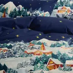 Постельное белье синее 1x 200x200 см + 2x 40x80 см Erwin Müller - фото 6