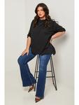 Блузка Curvy Lady, черный - фото 5