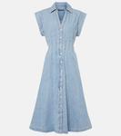 Платье миди из денима Рубена Veronica Beard, Pbl Sto - фото