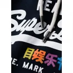 Худи Superdry Vintage Logo Pop Entry, черный - фото 5