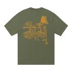 Футболка Stussy In Bloom Tee, Olive - фото 2